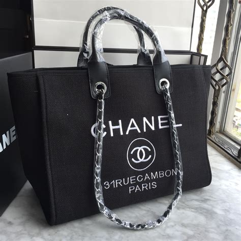 chanel canvas bag black|chanel canvas bag drawstring.